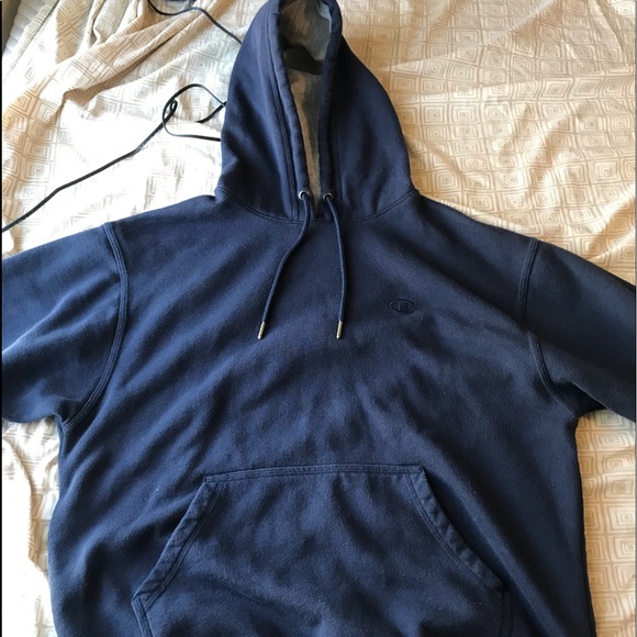 Champion Other - Navy blue champion hoodie